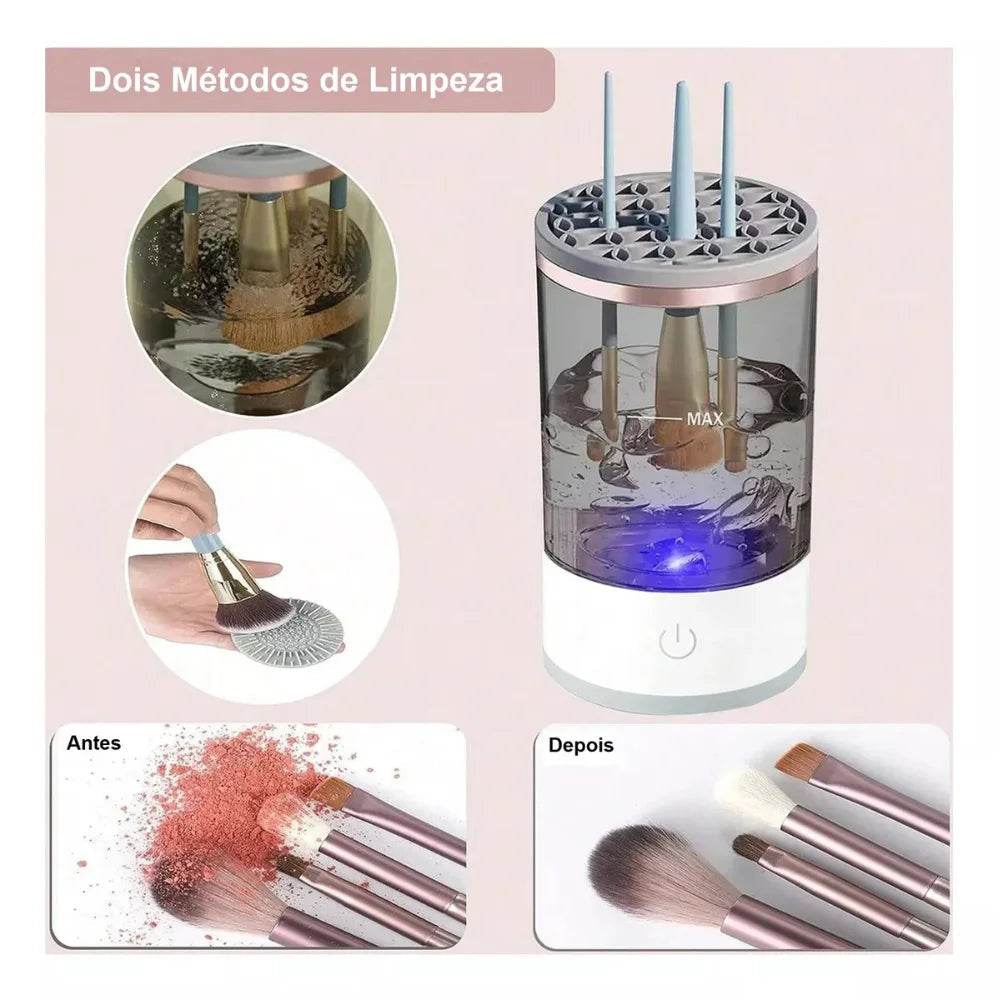 Limpador de Pincéis Elétrico Beleza Dedicada