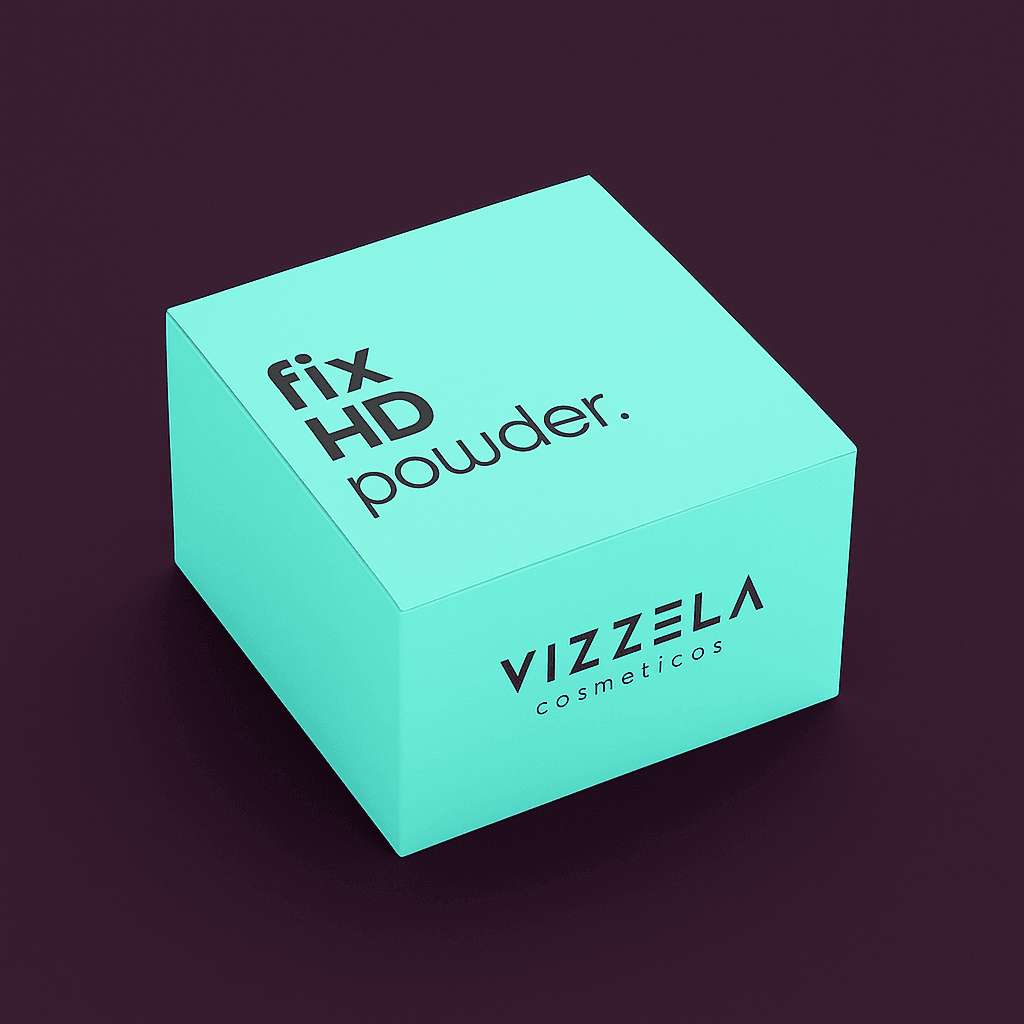 Pó Vizzela Fix HD Efeito Matte Beleza Dedicada