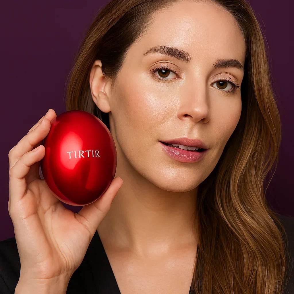 BASE TIRTIR Red Cushion – Cobertura Impecável e Brilho Natural em Segundos Beleza Dedicada