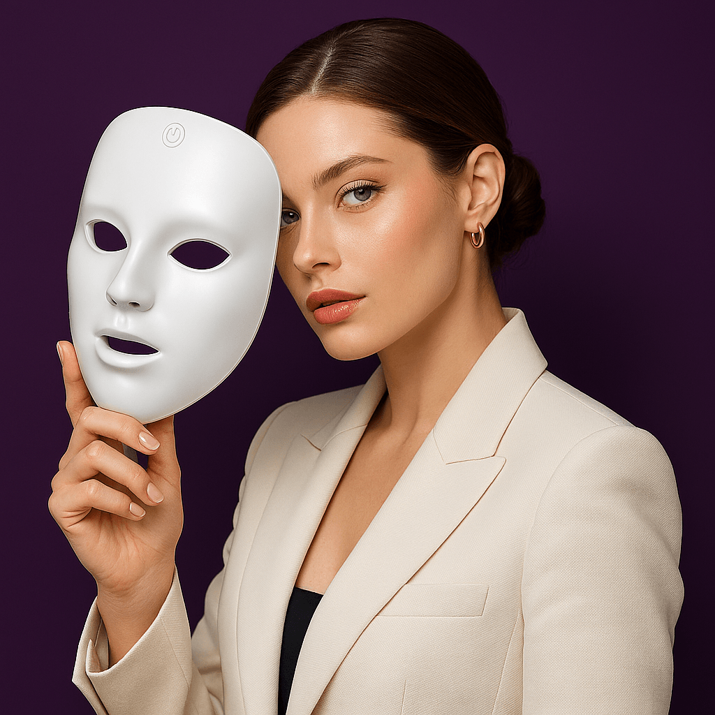 Máscara de Led 7 Cores para Skin Care Beleza Dedicada