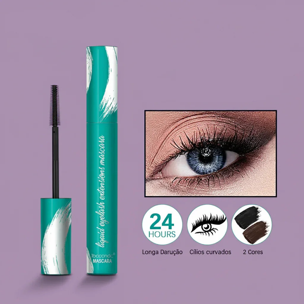 Máscara de Extensão de Cílios Liquid Lash Beleza Dedicada