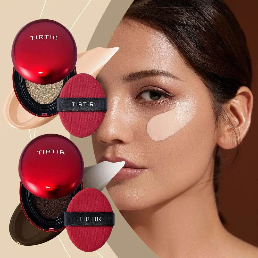 BASE TIRTIR Red Cushion – Cobertura Impecável e Brilho Natural em Segundos Beleza Dedicada