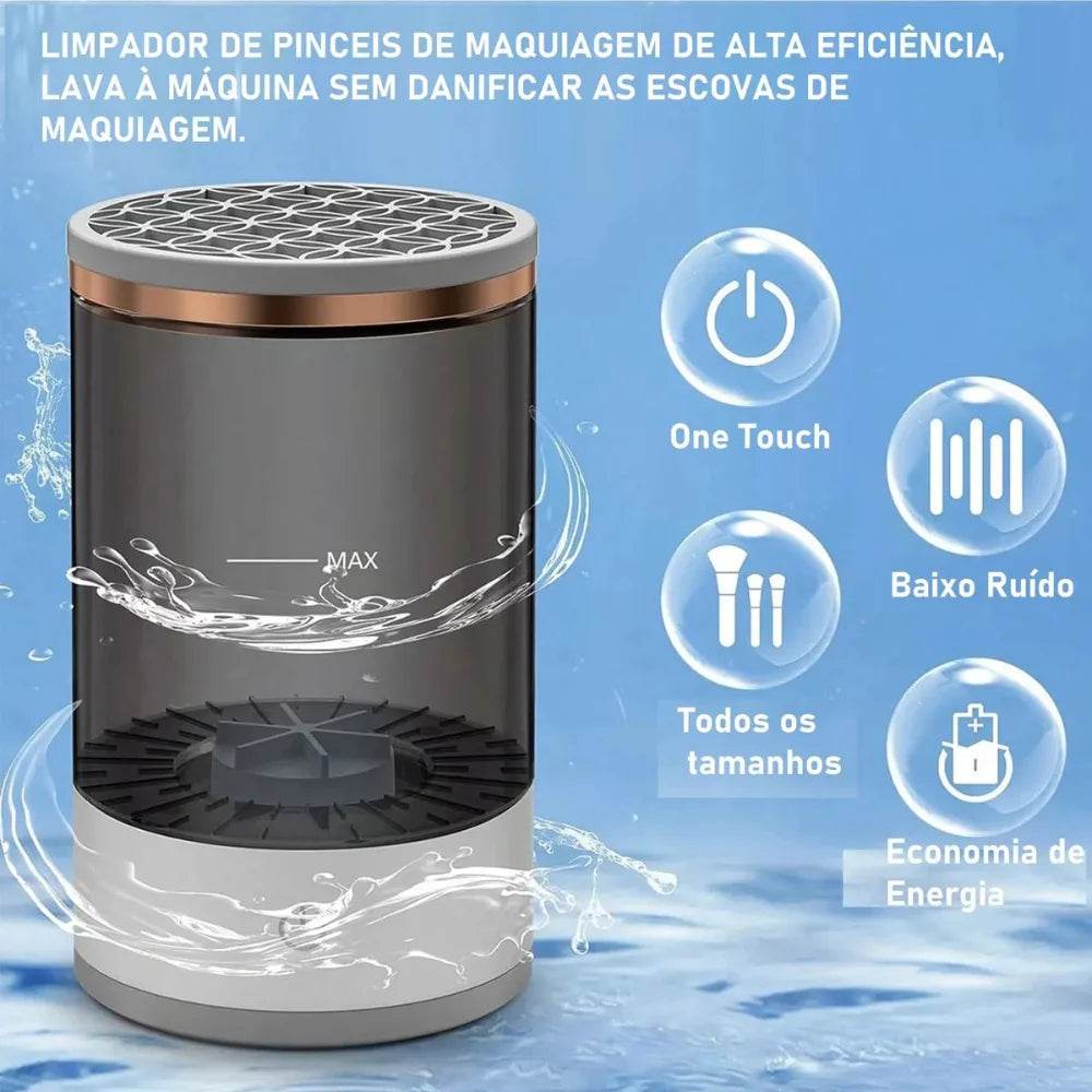 Limpador de Pincéis Elétrico Beleza Dedicada