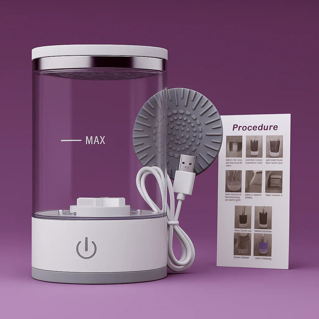 Limpador de Pincéis Elétrico Beleza Dedicada