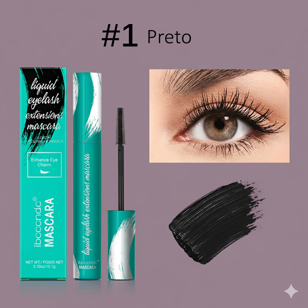 Máscara de Extensão de Cílios Liquid Lash Beleza Dedicada