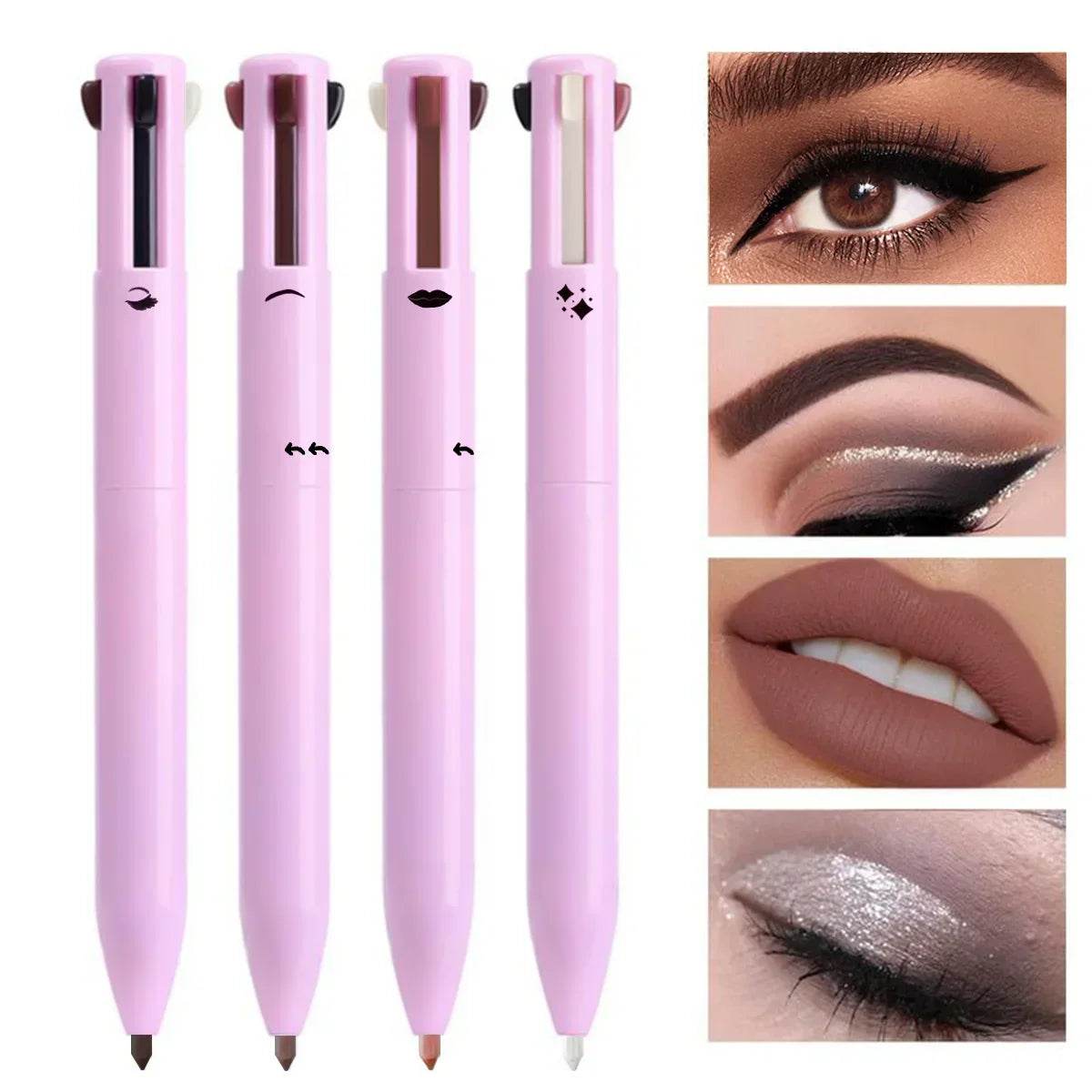 Touch Up Pen® - A Caneta de Maquiagem 4 em 1 que Simplifica sua Vida - Rosa Beleza Dedicada
