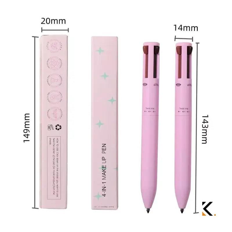 Caneta de Maquiagem Glow Up Pen | 4 em 1 [Compre 1 leve 2 + Brinde Exclusivo] - Beleza Dedicada