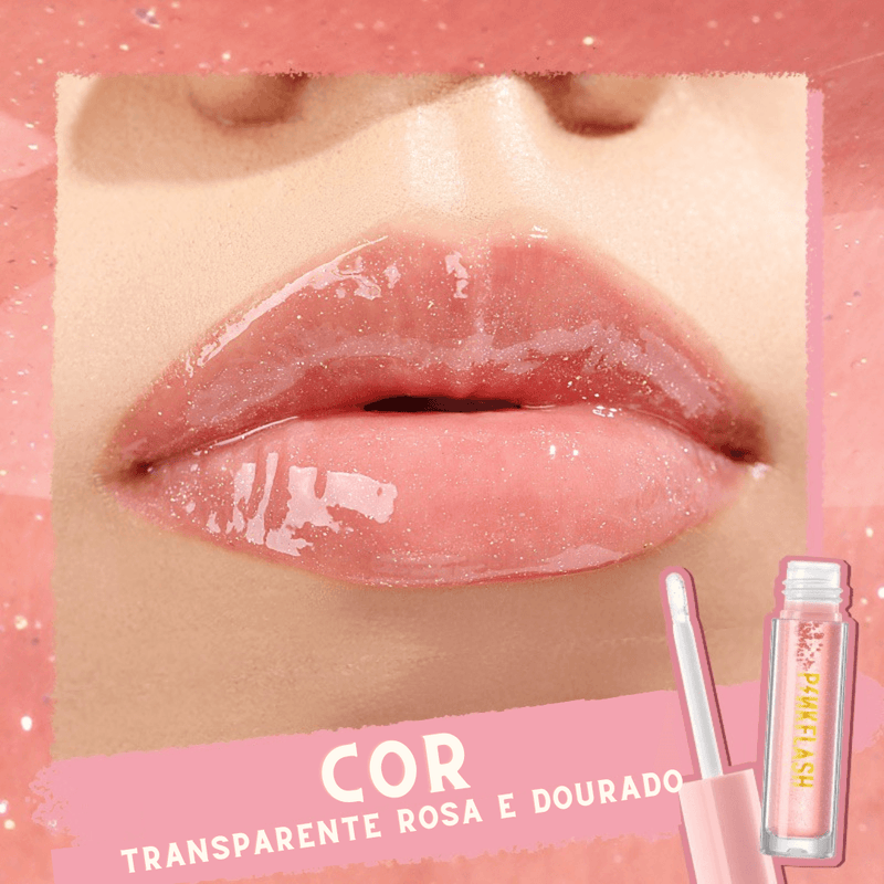 Gloss PinkFlash IMPORTADO - BelezaDedicada